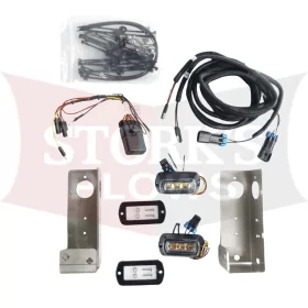 85485 LED Strobe Light & Bracket Kit .7 & .35 Western Marauder Fisher Tempest SnowEx Renegade