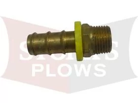 8752501610 Diamond 1/2 NPT Hose Quill Barb to 5/8" Rubber Hose Belt Drive Fluid Tank 