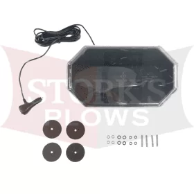 8891062 Buyers Lightbar Mini LED 15" Octagonal Lightbar - Amber / Clear