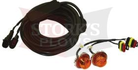 LED Hidden Amber Strobe Light Kit 25' Cable Dual Buyers Truck Star