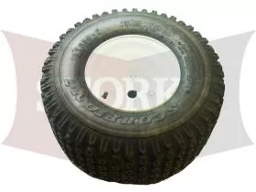 90001 Air Filled TurfEx RS7200E Front Wheel Assembly Tire Rim 18x9.50-8 F50059 F50047