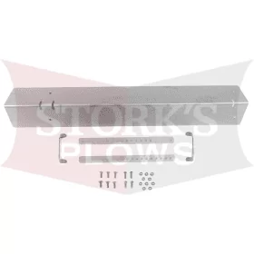 90385 Stainless Steel Inverted V Kit for Poly Western 1.5 Marauder Fisher Tempest Snowex Renegade