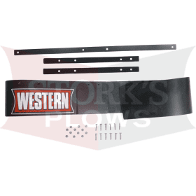 94075 Western Pro-Plow 3 Snowplow Blade 7'6" Rubber Snow Deflector Kit