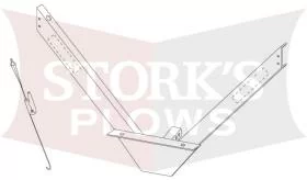 Western Fisher 94370 2" Receiver Hitch Mount Kit LP Low Profile 1000 2000 Salt Spreader 