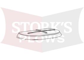95329 Hopper Lid Western Low-Profile Spreader Tailgate 500