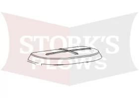 95329 Hopper Lid Western Low-Profile Spreader Tailgate 500 