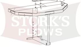 96053 Main Frame For Western/Fisher 2500 Blizzard LP-10 Salt Spreader Tailgate 