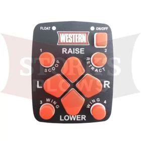 96461 Western MVP Plus V Plow WideOut Handheld Control Key Pad 96500 