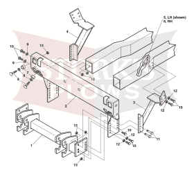 diagram for snoway mount 99100656