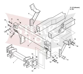 diagram for snoway mount 99100656