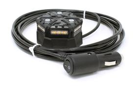 CLASS 1 Micro Beacon Magnetic Amber Strobe Light 12' Cigarette Lighter Plug Cord AIG008-B112AM3