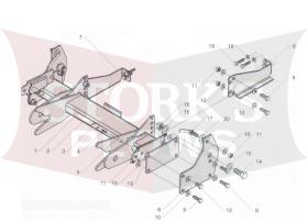B35037 87-96 Nissan 4x4 Pickup Blizzard Plow 680LT 720LT