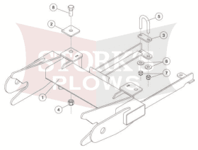 B35127 2008-20 Kawasaki Mule 4010 Blizzard 680LT 720LT Mount