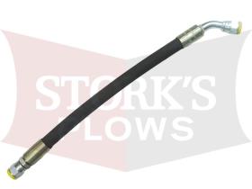 B60273 Blizzard (760 800 860 SW PP) Hydraulic Hose Straight /45° 3/8" x 17" Raise/Lower 