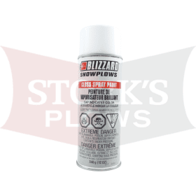 B61219 Blizzard Plow White Enamel Blade Touch Up Spray Paint 12 oz.