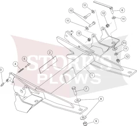 diagram for B30042 plow mount