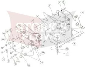 B35028 Blizzard Power Hitch mount