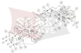 B35045 Blizzard Power Hitch mount