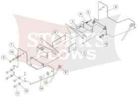 B35065 blizzard power hitch mount