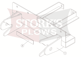 B35123 blizzard power hitch mount