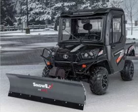 ALL NEW Mid-Duty 6' SnowEx UTV Straight Blade Snow Plow