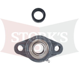 D5383 SnowEx Bearing - 2 Bolt 1" Flange - Locking Collar