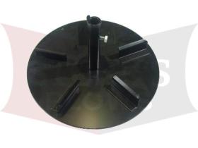 D6516 / 51069 Spreader Spinner Disc w/ Extended Shaft SnowEx SP-7500 SP-3000 SP-6000 Western Fisher Blizzard