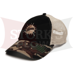 Fisher Hat - Sportsman 3100 - Black/Camo/Stone Baseball cap Snowplow