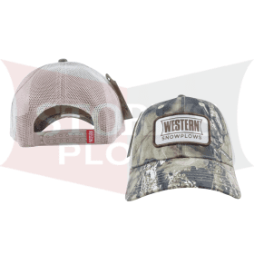 Western Lo Pro Camo Trucker Hat Baseball Cap Snowplow