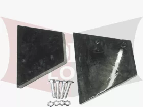 67919 Set of Aftermarket Western Pro Plus Poly Rubber Wing Cutting Edges 
