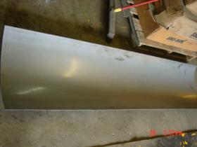 weld on plow skin 6'