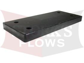 10206 Aftermarket Polyurethane Arctic Sectional Pusher Box Rubber Block HD Plow