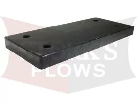 10209 Aftermarket Polyurethane Arctic Sectional Pusher Box Rubber Block HD Plow