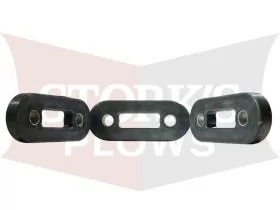 Set of 3 Aftermarket 27351 Western Fisher Elastomeric Rubber Trip Spring Suburbanite Homesteader Plow