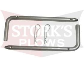 78031 Western / Fisher / Blizzard Chute Pins Set Tornado Poly-Caster Striker Marauder 