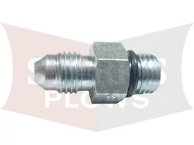 B60004 Blizzard 7/16-20 x 7/16-20 Hydraulic Hose Adapter Straight ORB 60004