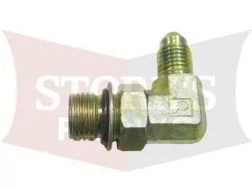 B60287 Blizzard Hydraulic Adapter 7/16-20 x 9/16-18 Adjustable Elbow 90° 60287
