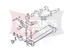 snow plow mount model 1305