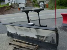 7'6 Snoway 29D Series Plow Truck Snow Plow Wireless Down Pressure Clear Poly