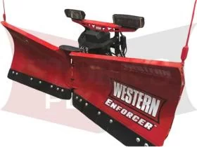 ALL NEW Western Enforcer Half-Ton V Plow 7 1/2 Steel Snow Plow Ultramount