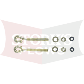 HDW01744 Boss Trip Spring Eye Bolt Kit 1/2" x 5-1/4"