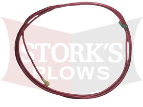 P2158 Western Fisher Positive Red Control Power Lead Low-Profile 110, 1000, 2000