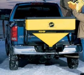 New Fisher 2000 Low Profile 10.6 Cu. Ft. Tailgate Salt Spreader 