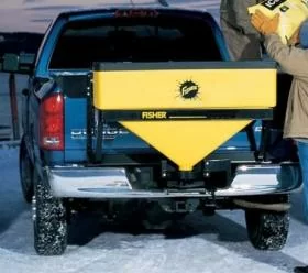New Fisher 2000 Low Profile 10.6 Cu. Ft. Tailgate Salt Spreader 