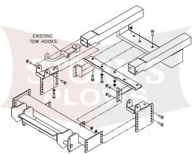 LTA02640 1999-2002 Chevy 3/4 Ton Truck RT2 Boss Mount 
