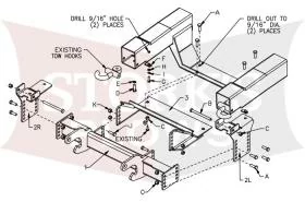 LTA04766 1999-2006 GM 1/2 Ton RT3 Boss Mount 1500 Chevy 
