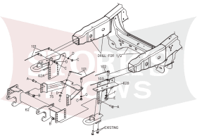 LTA05300 Boss RT3 Plow Mount 04-08 Ford F150