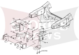 LTA05300 Boss RT3 Plow Mount 04-08 Ford F150