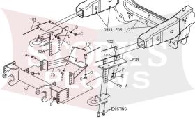 diagram for LTA05300 plow mount