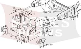 diagram for LTA05300 plow mount